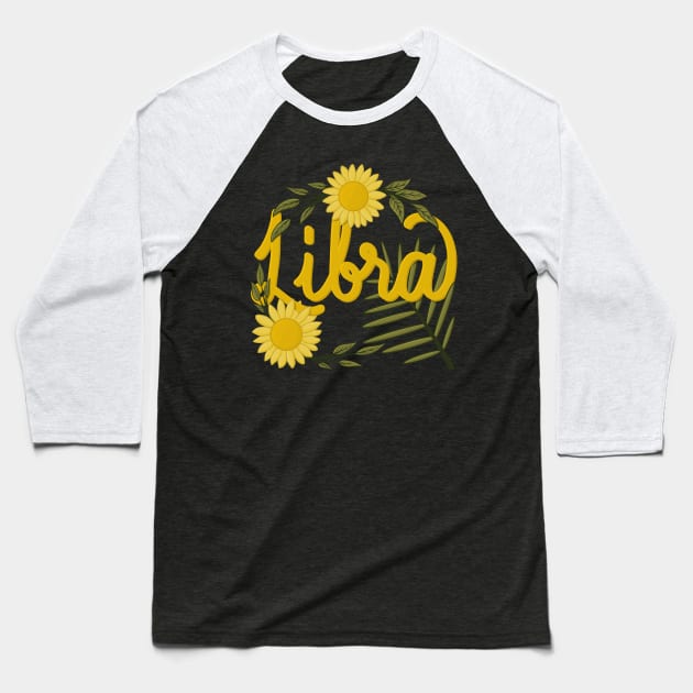 Libra001 Baseball T-Shirt by Karyavna